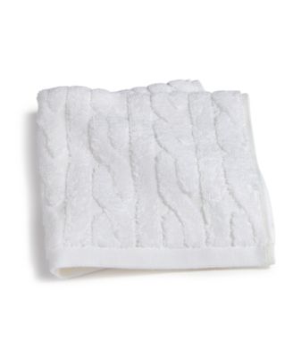 Sanders Cable Washcloth, 13" x 13"