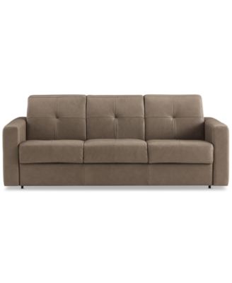 Shevrin Leather Sleeper Sofa, Created for Macy's