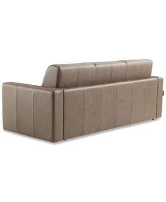 Shevrin Leather Sleeper Sofa, Created for Macy's
