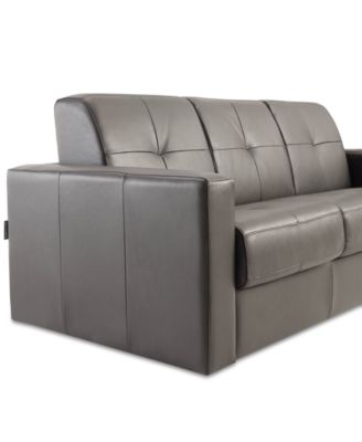 Shevrin Leather Sleeper Sofa