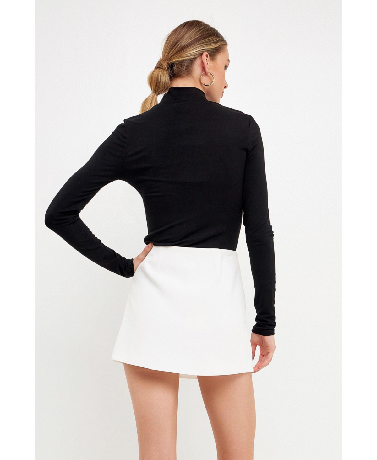 endless rose Women's Mock Neck Top