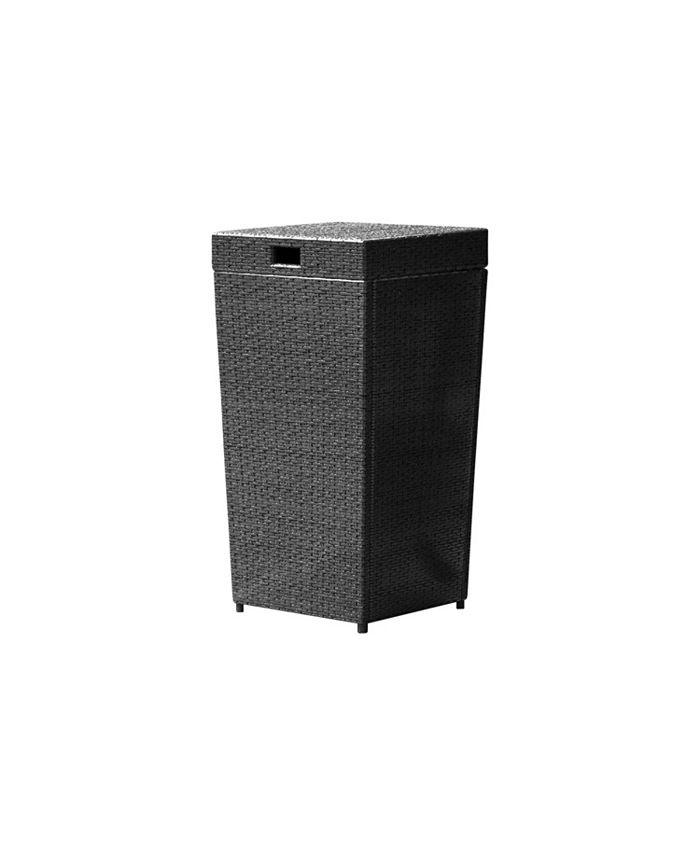 Nestl Outdoor Durable Wicker Trash Can with Lid 30 Gallon Macy's