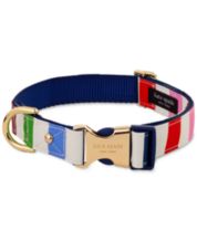 DOG & CO. COLLECTION, Luxe Green & Red Stripe Dog Collar (Made in NYC)