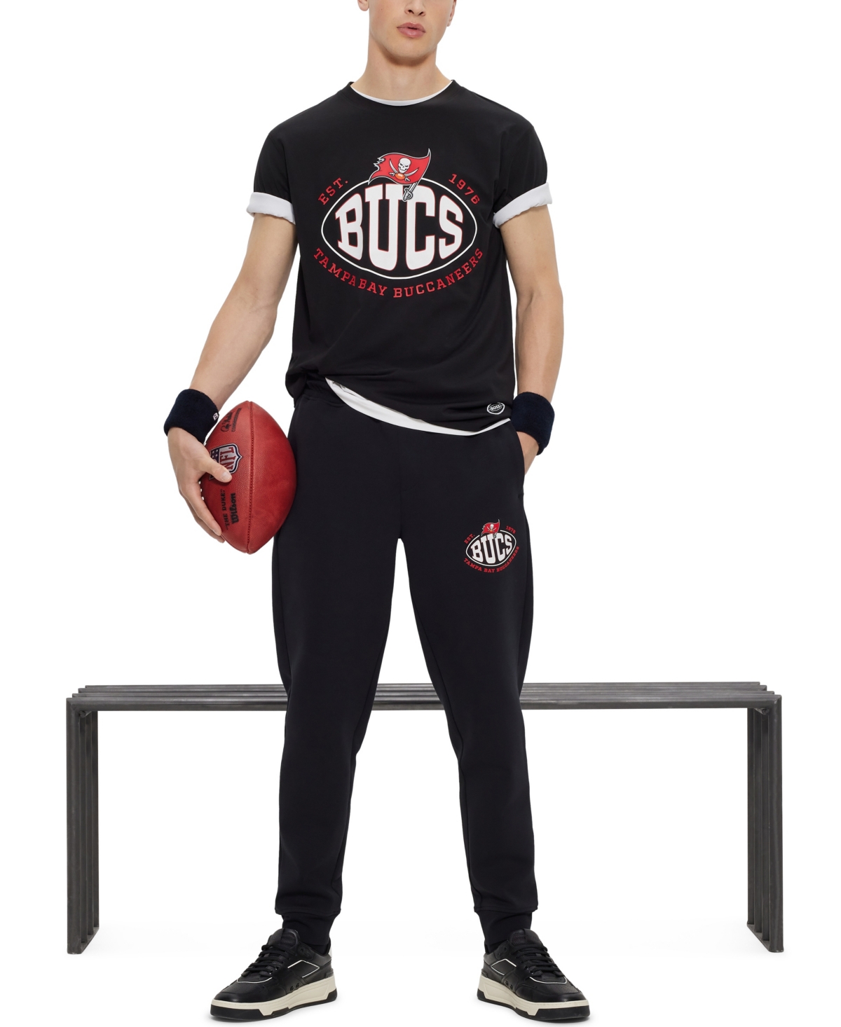 Boss by Hugo Boss Men's Boss x Nfl Tampa Bay Buccaneers T-shirt