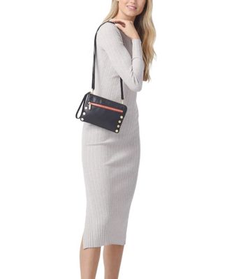 Nash Small Leather Crossbody Wristlet