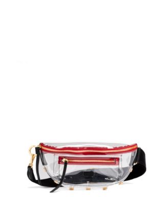 Hammitt Charles Leather Clear Vinyl Stadium Belt Bag Macy s