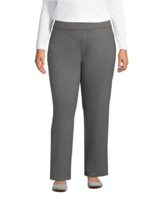 Plus Size Starfish Mid Rise Straight Leg Pants