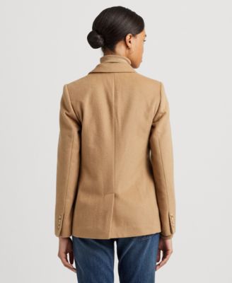 Lauren Ralph Lauren Women's Wool-Blend Blazer - Macy's