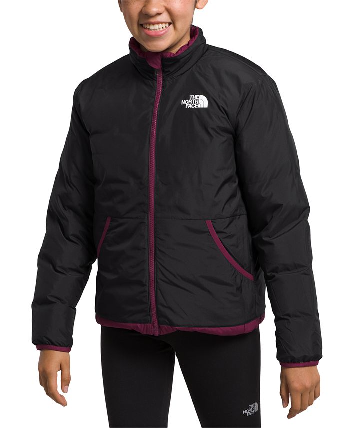 The North Face Big Girls Reversible North Down Jacket - Macy's