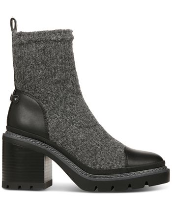 Sam Edelman Women s Rozanna Pull On Lug Sole Sweater Booties Macy s