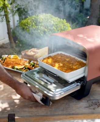 Woodfire Pizza Oven, 8-in-1 Outdoor Oven, 5 Pizza Settings, Up to 700 Fahrenheit High Heat, BBQ (Barbecue) Smoker - OO101