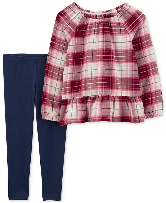 Carter's fleece lined leggings clearance