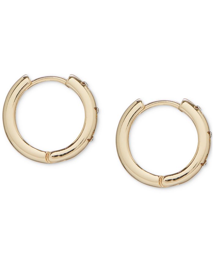 Lucky Brand Women's Two-Tone Huggie Hoop Earrings Set - Macy's