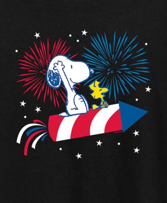 Trendy Plus Size Peanuts 4th of July Graphic T-Shirt