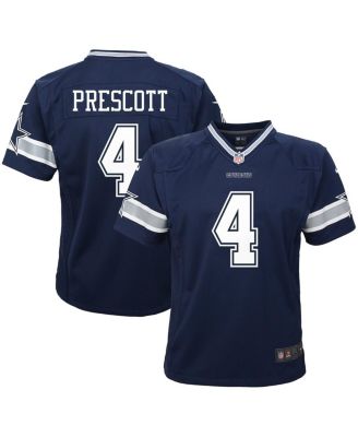 Toddler Boys and Girls Dak Prescott Navy Dallas Cowboys Team Game Jersey