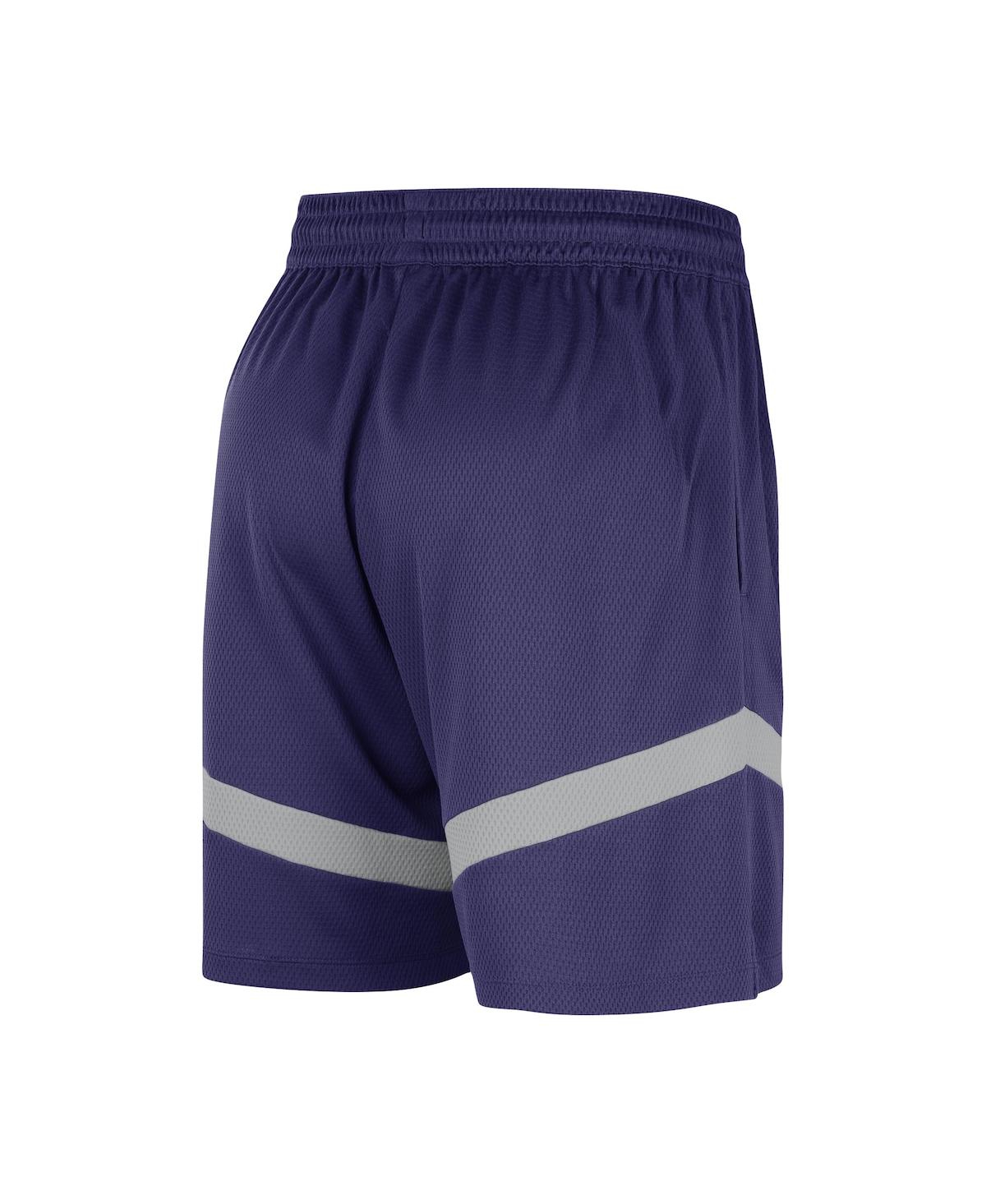 Shop Nike Men's  Purple Phoenix Suns On-court Practice Warmup Performance Shorts