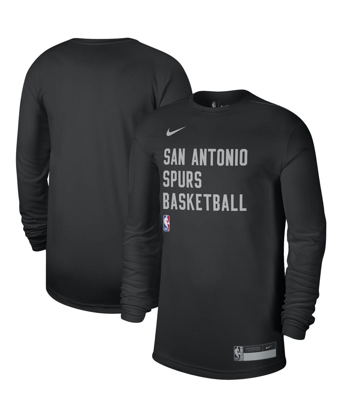 Shop Nike Men's And Women's  Black San Antonio Spurs 2023 Legend On-court Practice Long Sleeve
