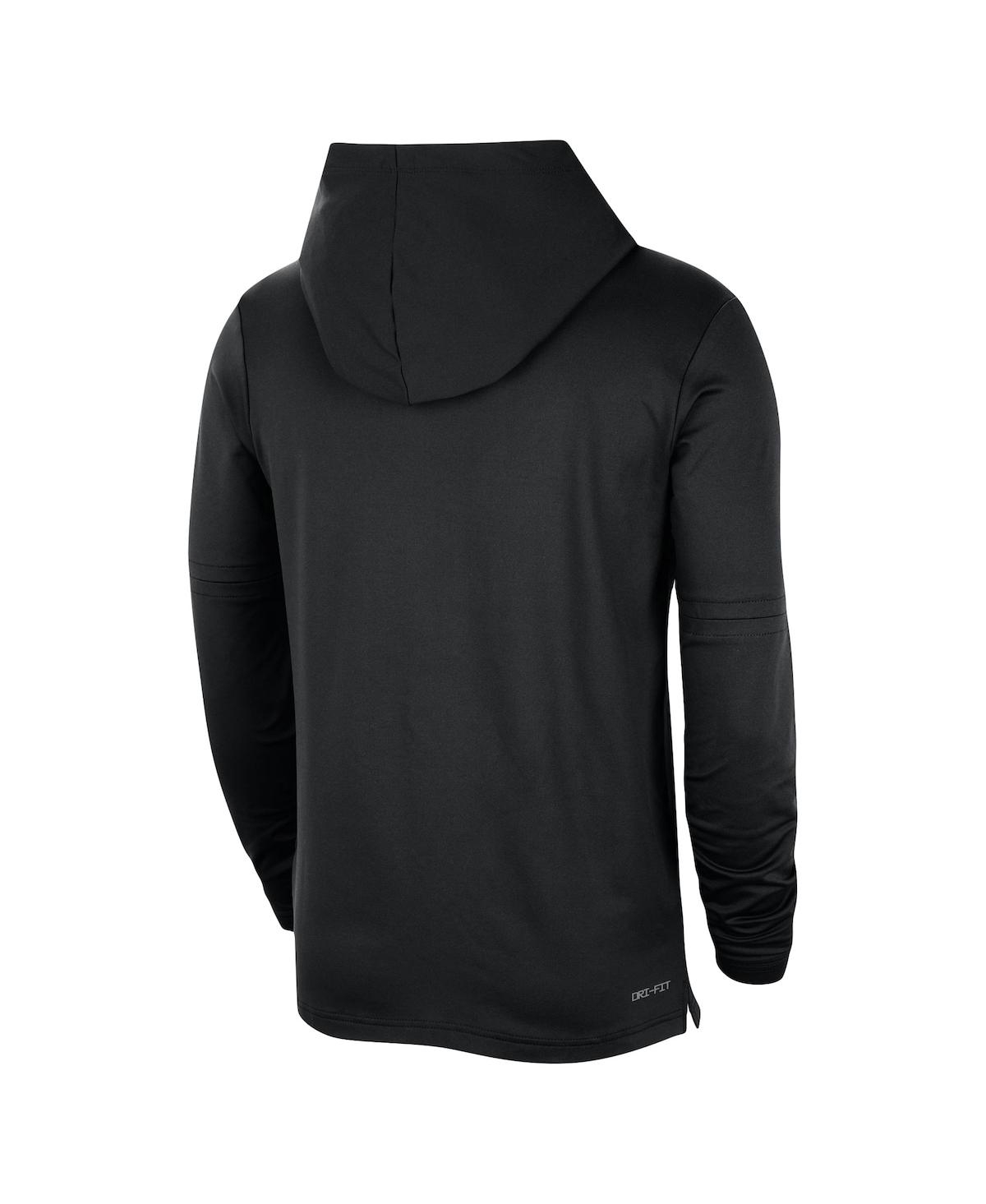 Nike Men s Black Michigan State Spartans Player Hoodie Long Sleeve
