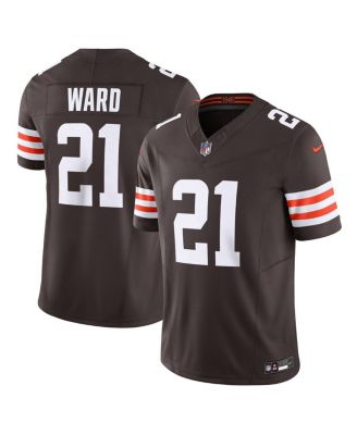 Men's Denzel Ward Brown Cleveland Browns Vapor F.U.S.E. Limited Jersey