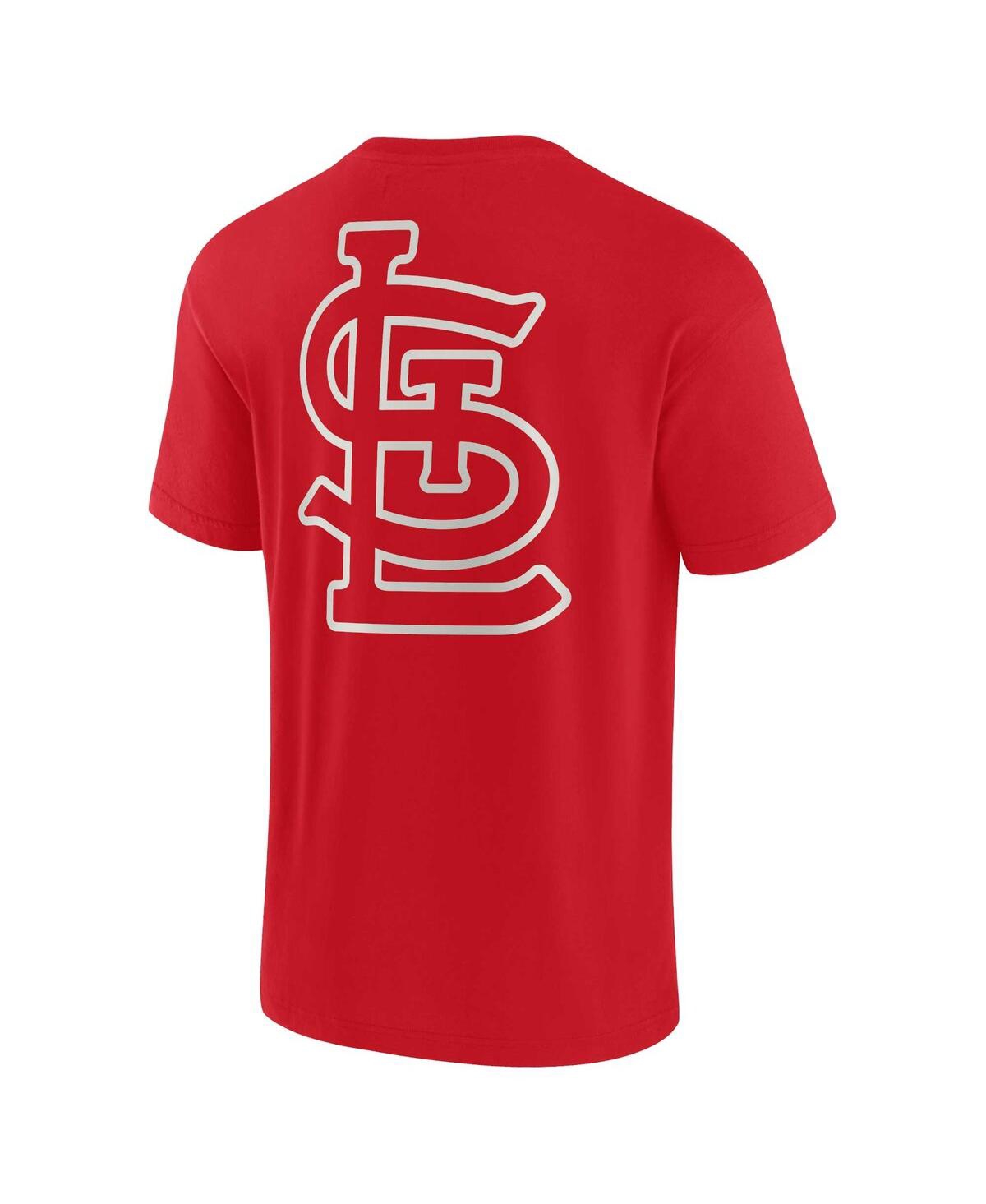 Shop Fanatics Signature Men's And Women's  Red St. Louis Cardinals Super Soft Short Sleeve T-shirt