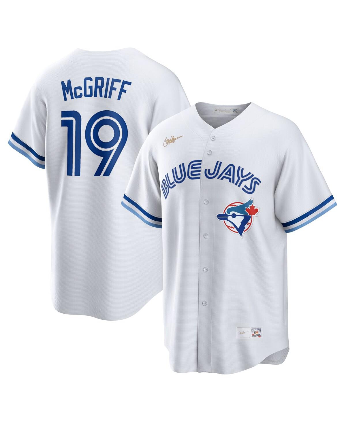 Men's Nike Fred McGriffToronto Blue Jays Cooperstown Collection 2023 Hall of Fame Inline Replica Jersey - White