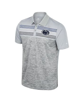 Colosseum Men s Gray Penn State Nittany Lions Cybernetic Polo