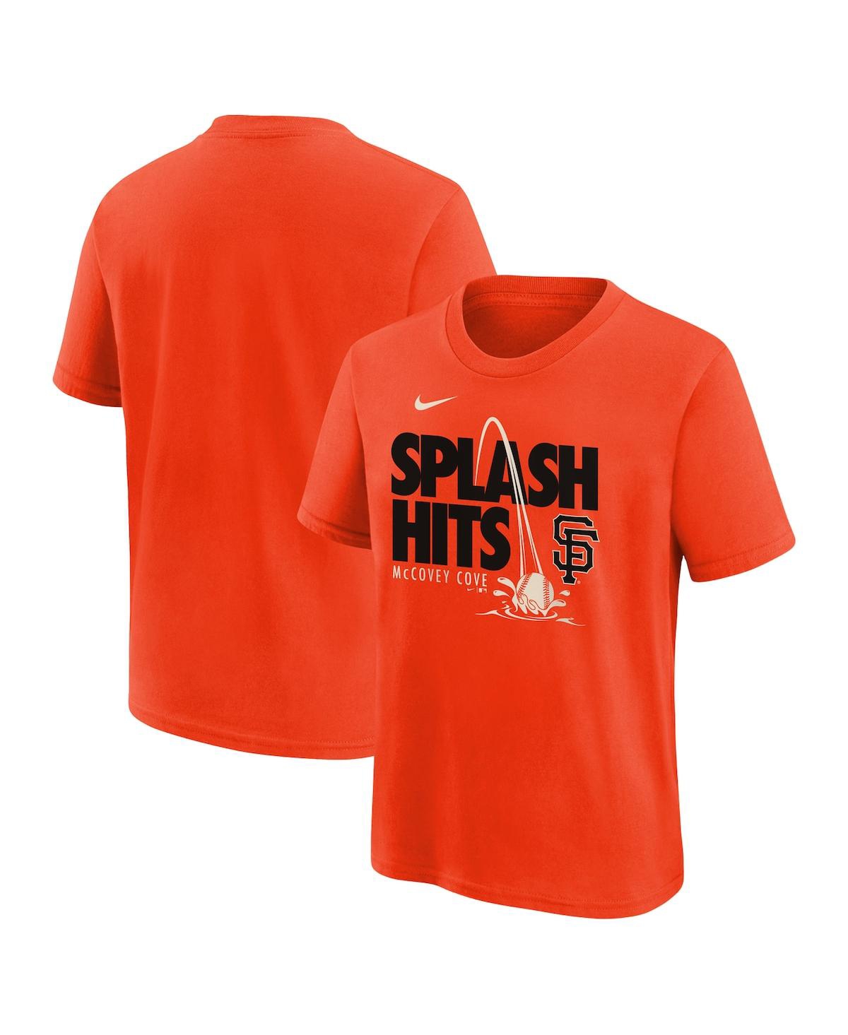 Shop Nike Big Boys  Orange San Francisco Giants Local T-shirt