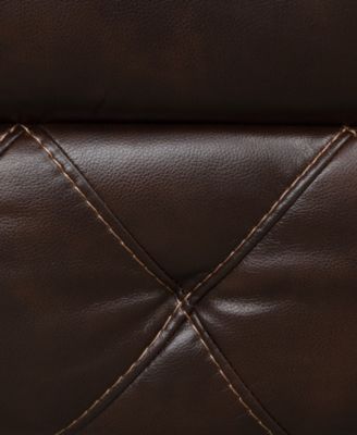 Wallace 37" Faux Leather Manual Recliner Chair