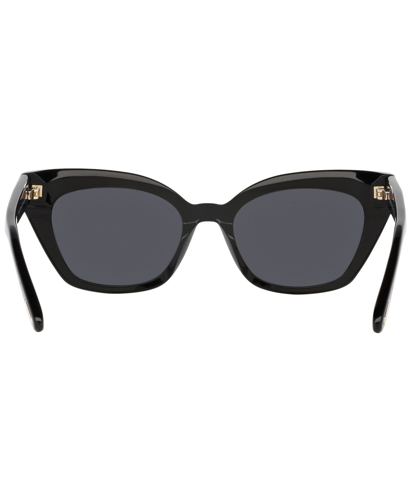 Женские солнцезащитные очки Tom Ford Juliette, цвет: Блестящий чёрный — фото 8