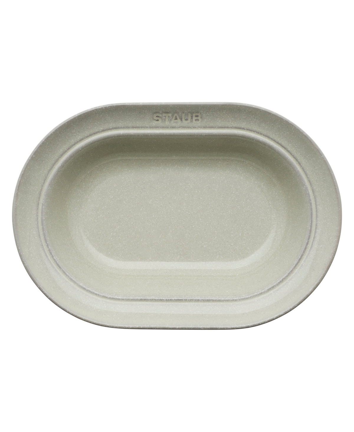Shop Staub 10" Oval Serving Dish In White