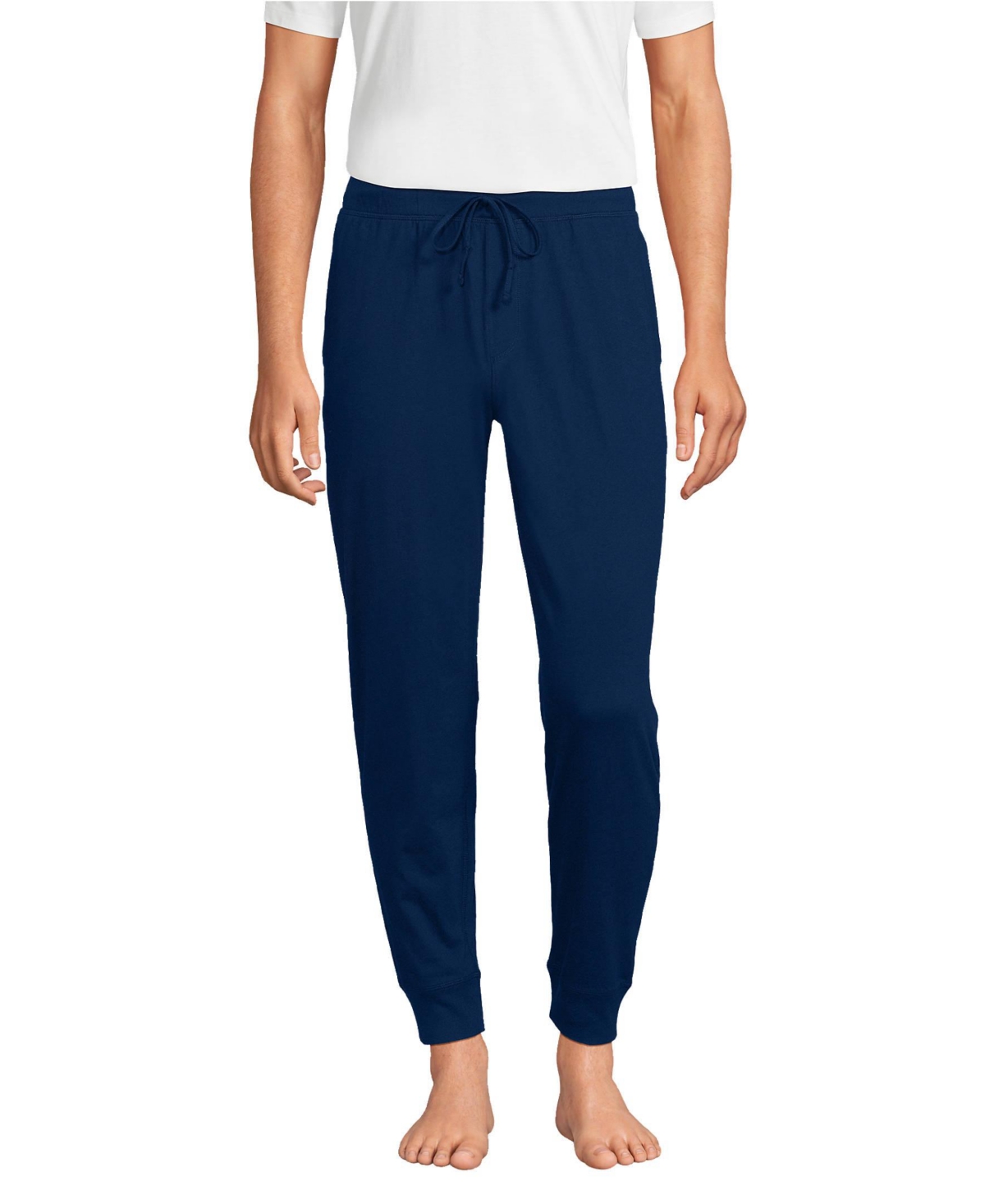 Lands' End Men's Knit Jersey Sleep Jogger
