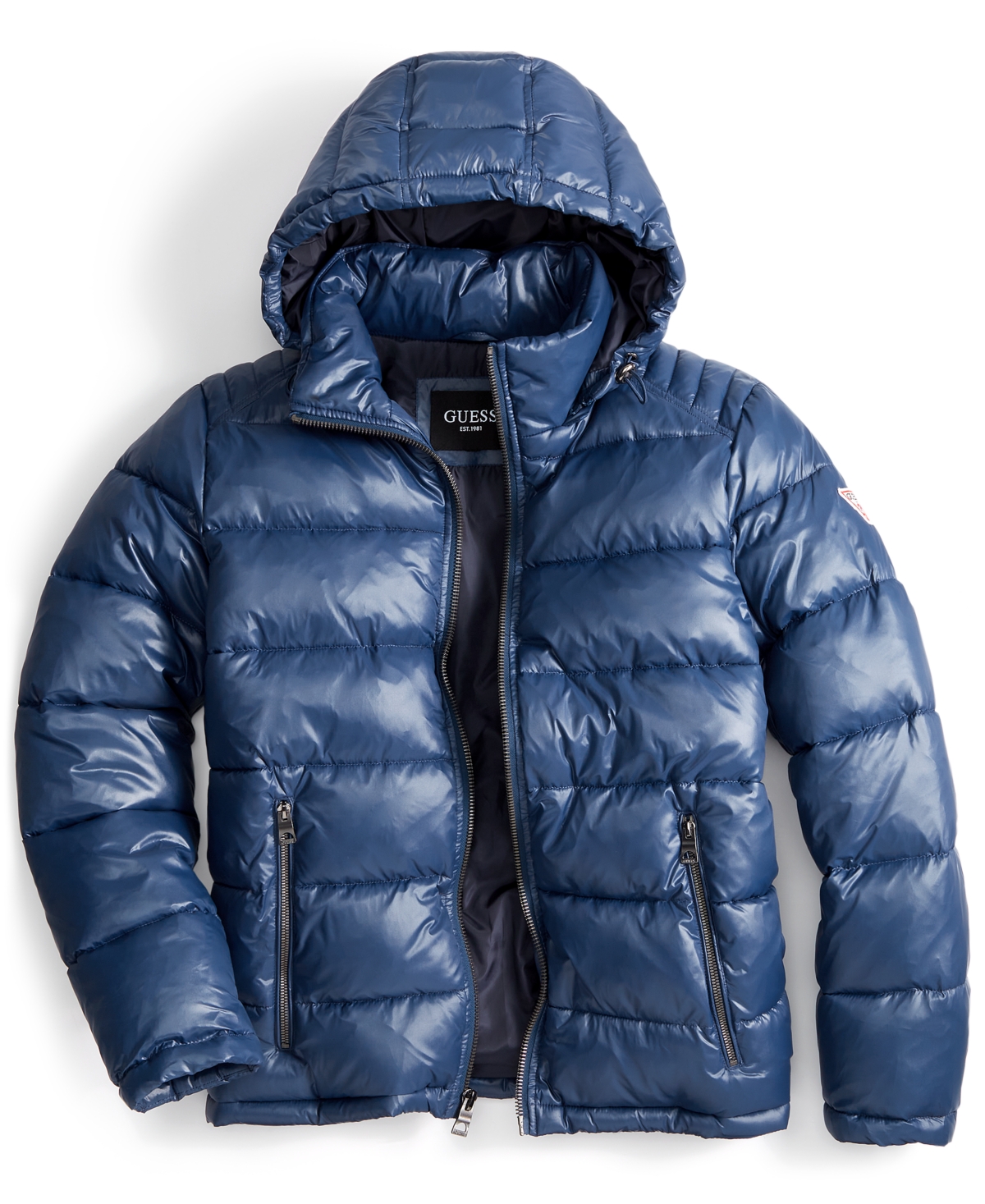 Guess Men's Hooded Puffer Coat