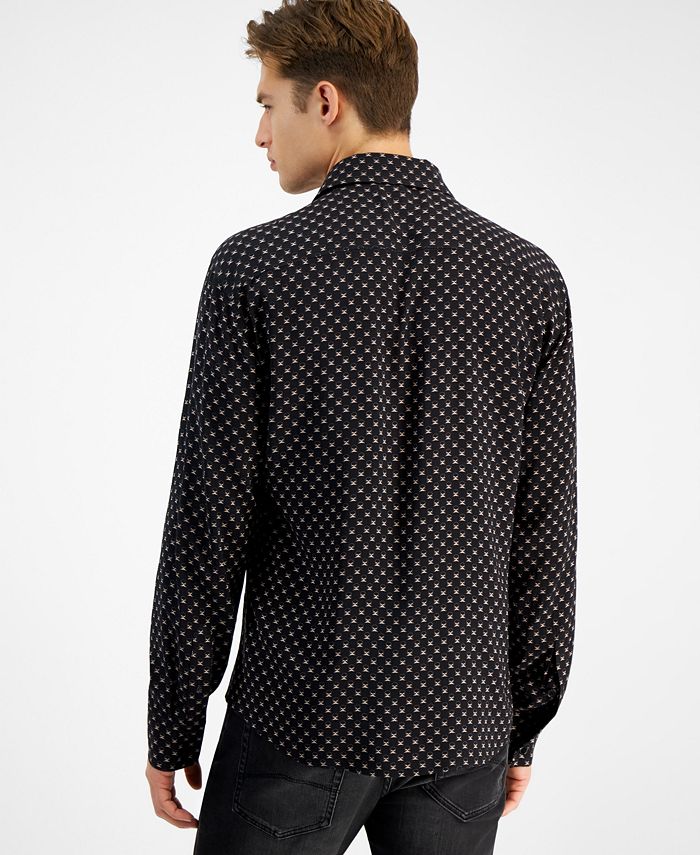 CRWTH Men's SkullPrint Shirt Macy's