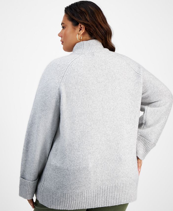 Oversized Mock Neck Sweater