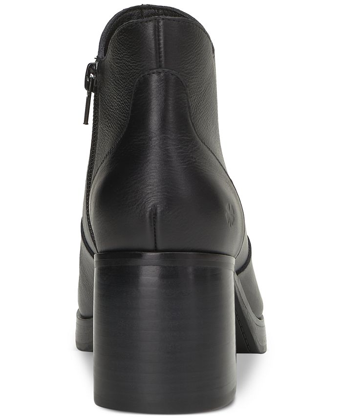 Lucky Brand Belgon Womens Leather Ankle Ankle Boots In Multi