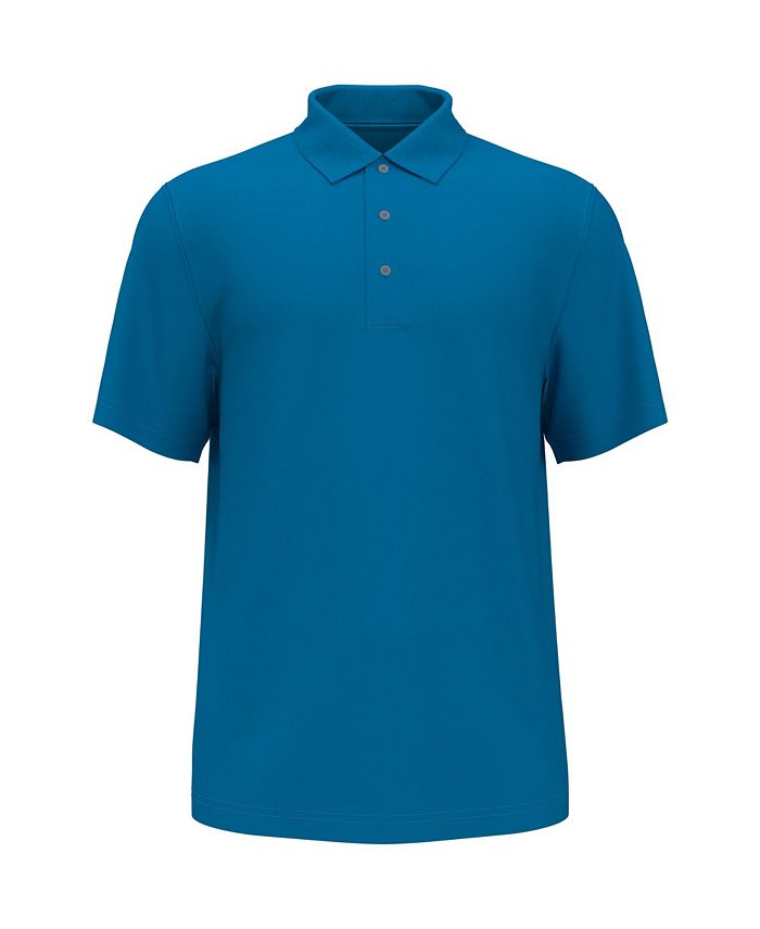 PGA TOUR Big Boys Airflux Solid Mesh Short Sleeves Golf Polo Shirt - Macy's