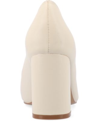 Women's Simonne Block Heel Pointed Toe Pumps