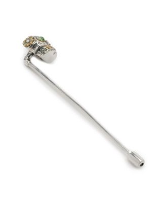Men's Sterling Silver Skull Stick Pin
