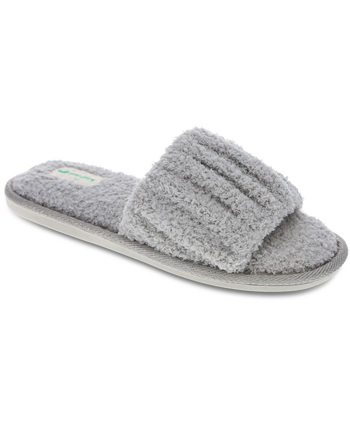 Honeydew Women's Chenille Ruche Slide Slippers Macy's