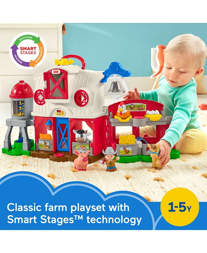 Fisher-Price Little People Caring for Animals Farm, Action Playset - Multi