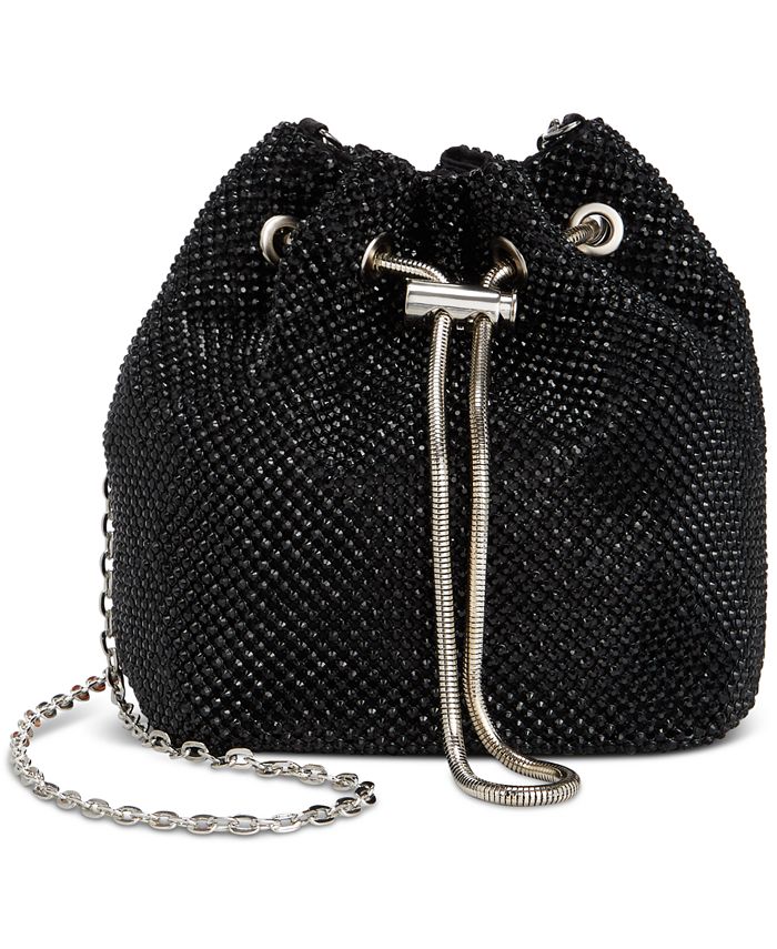 Mesh outlet bucket bag