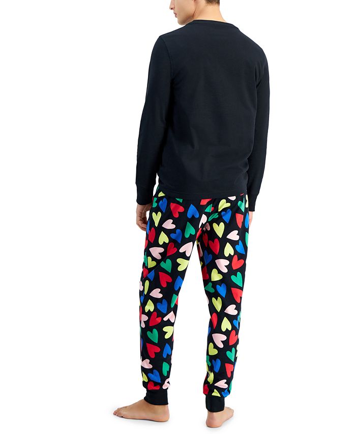 Family Pajamas Men's 2-Pc. Love Matching Pajamas Set, Created for Macy ...