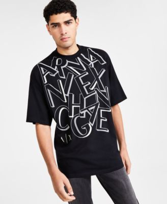 A|X Armani Exchange - Men's Relaxed-Fit Short-Sleeve Logo Graphic T-Shirt