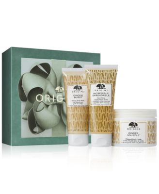Origins - 3-Pc. Wrapped To Invigorate Ginger Body Wash, Scrub & Cream Set
