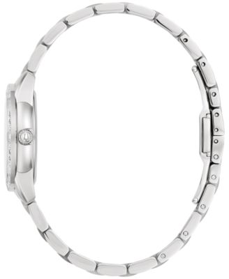 Women's Classic Sutton Diamond (1/20 ct. t.w.) Stainless Steel Bracelet Watch 28mm