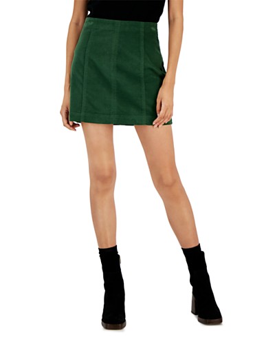 Femme Fatale Black Faux Fur Mini Skirt S