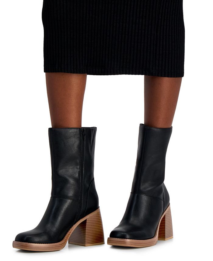 Sun + Stone Women's Orlenaa Cold Weather Booties Black Size 7 M