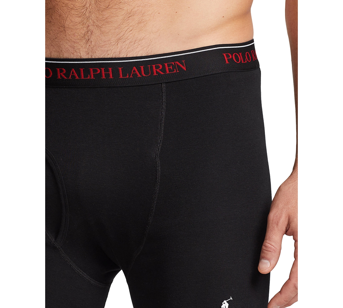 Polo Ralph Lauren Men's 5 +1 Free Bonus Pack. Classic-fit Cotton Boxer Briefs In Polo Black,heather