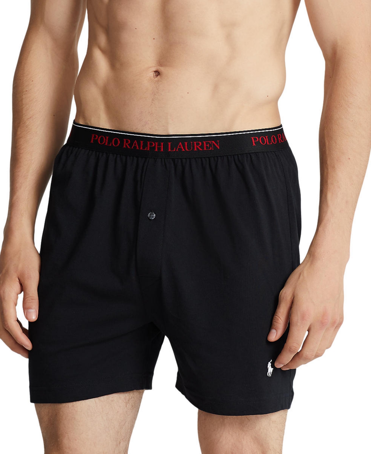 Polo Ralph Lauren Men's 5 +1 Free Bonus Pack. Cotton Classic-Fit Knit Boxers -SAPPHIRE