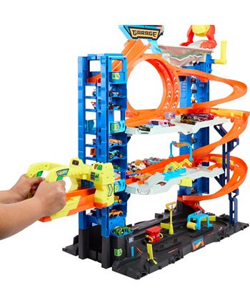 Hot Wheels City Ultimate Garage Playset with 2 Die-Cast Cars, Toy Storage  For 50 Plus Cars - Macy's